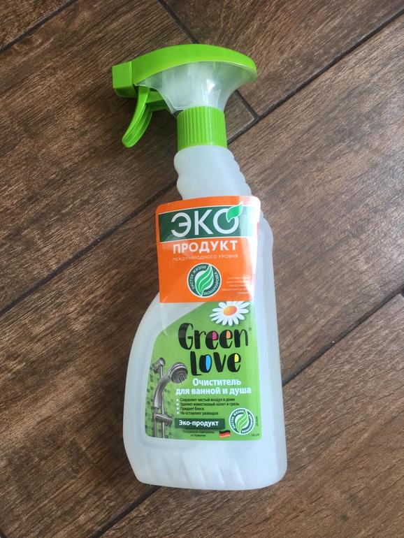 Очиститель для ванной и душа Green Love ✨
